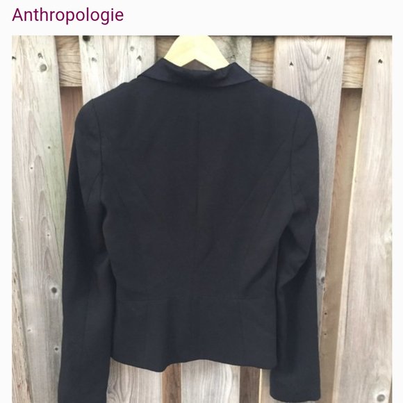 COPY - Anthropologie silk blazer - Picture 3 of 3